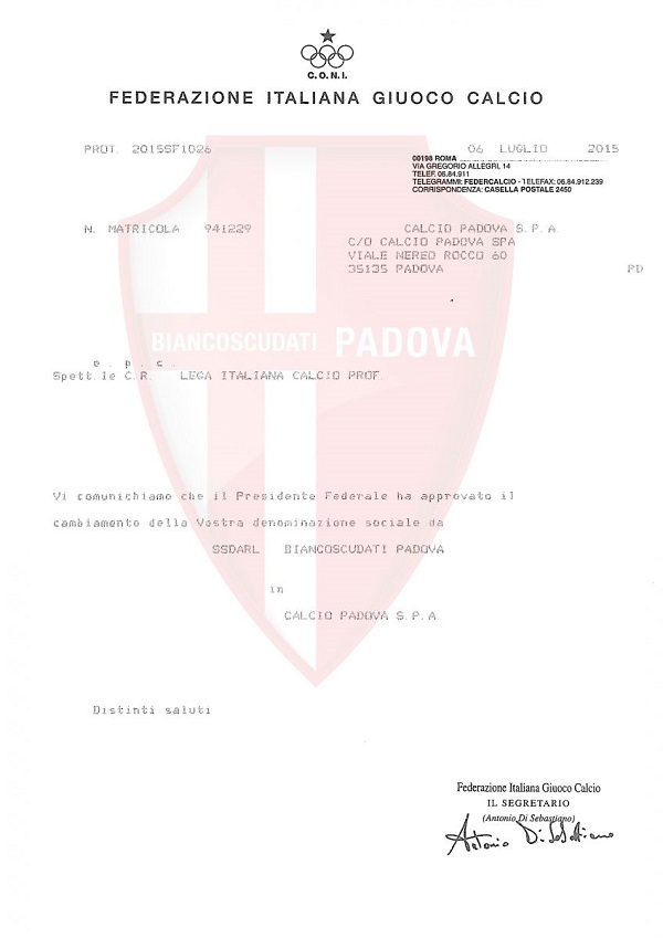 CalcioPadovaSpa